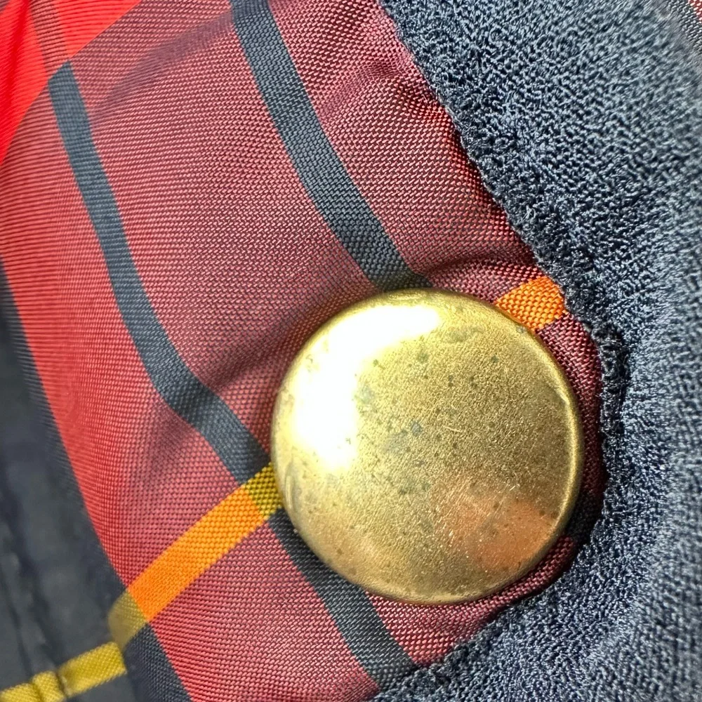 J Crew Women’s Plaid Red & Blue Quilted Down Filled Full Zip Vest Size XS - Picture 6 of 6